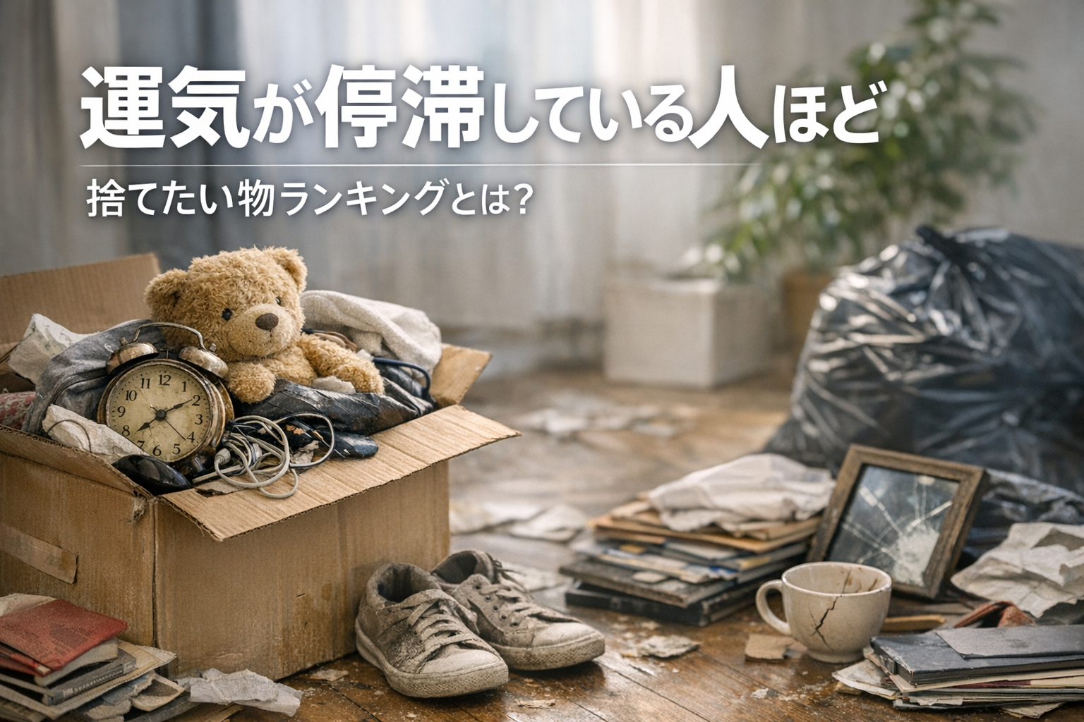 運気が停滞している人ほど捨てたい物ランキングとは？