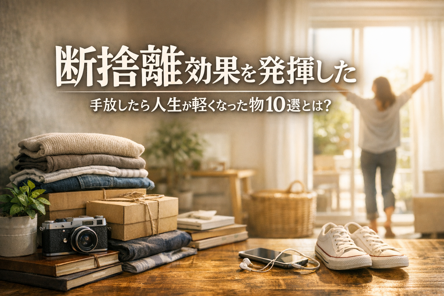 断捨離効果を発揮した手放したら人生が軽くなった物10選とは?