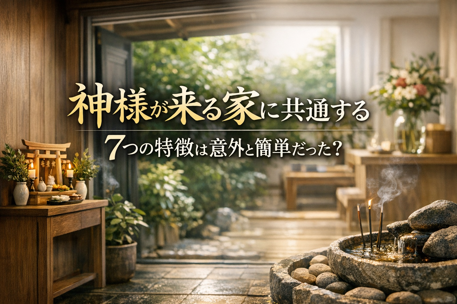 神様が来る家に共通する7つの特徴は意外と簡単だった？