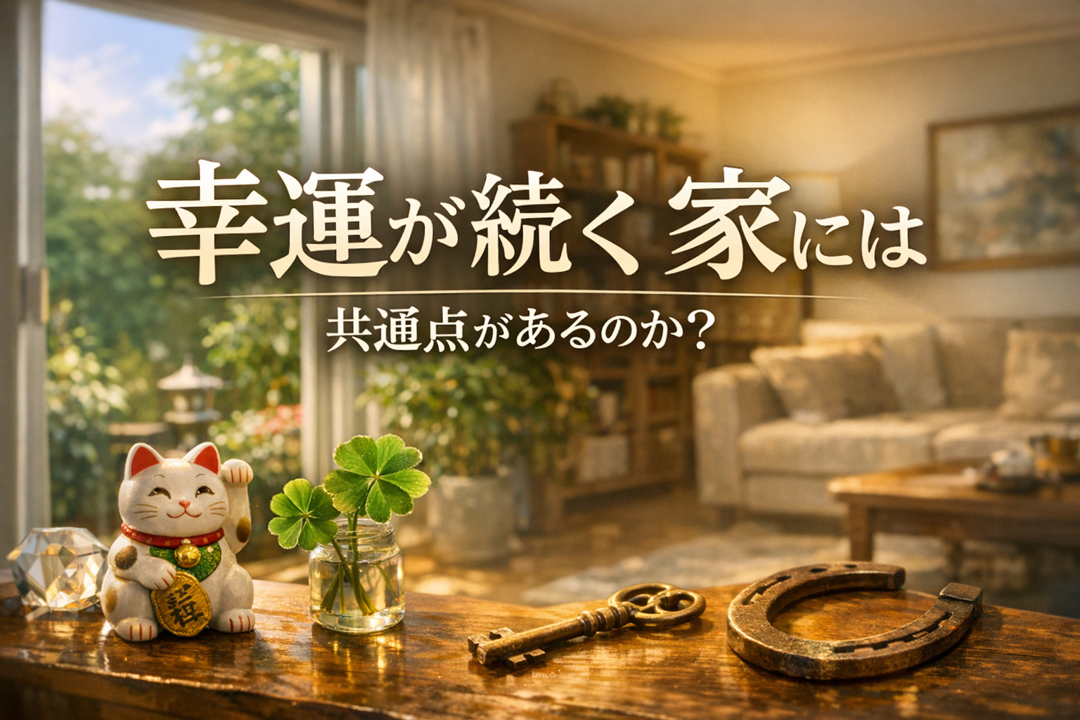 幸運が続く家には共通点があるのか？