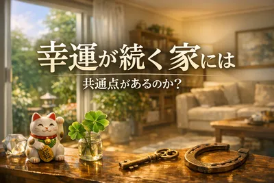 幸運が続く家には共通点があるのか？