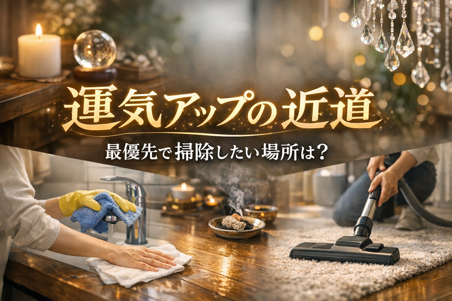 運気アップの近道で最優先で掃除したい場所は？