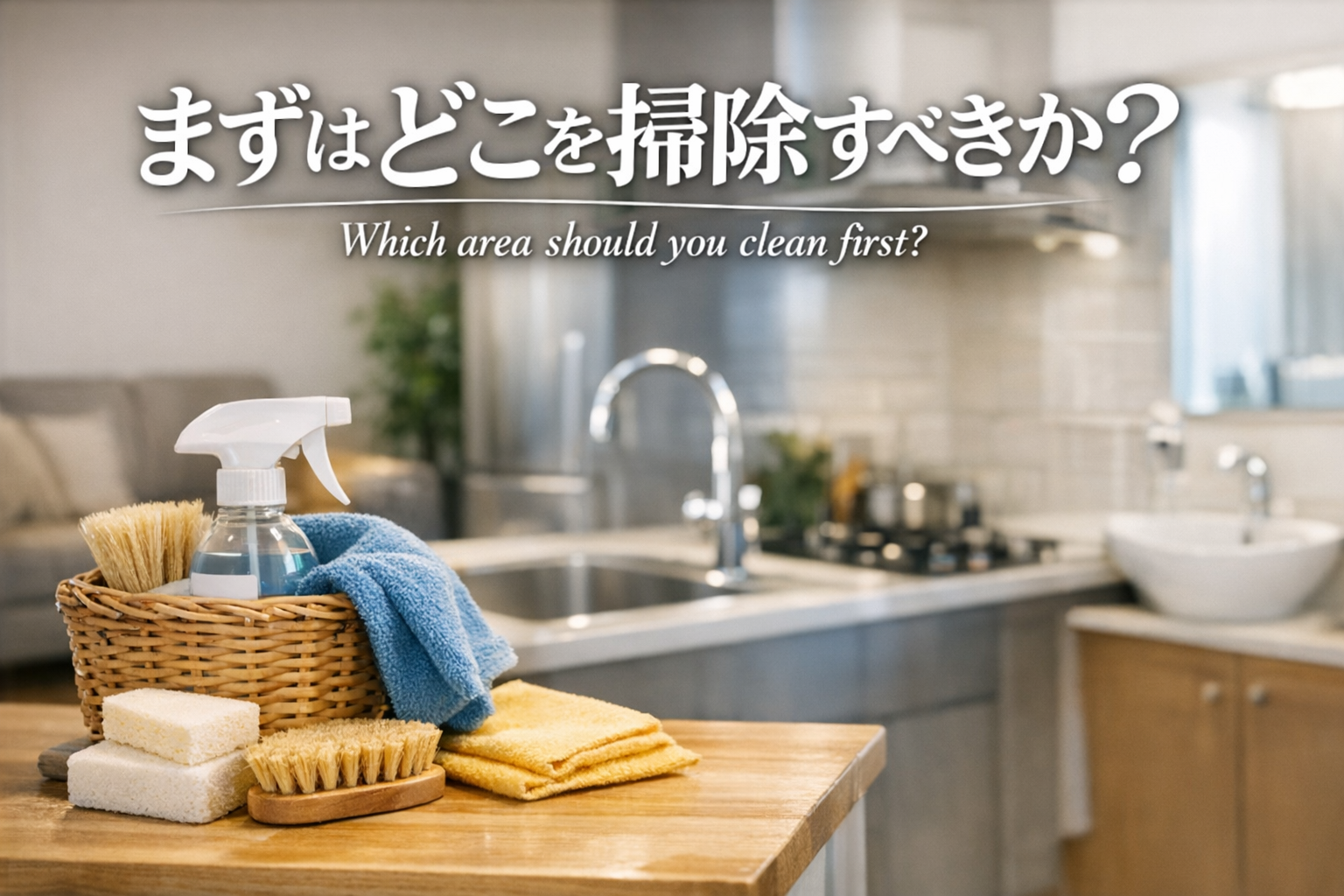 まずはどこを掃除すべきか?