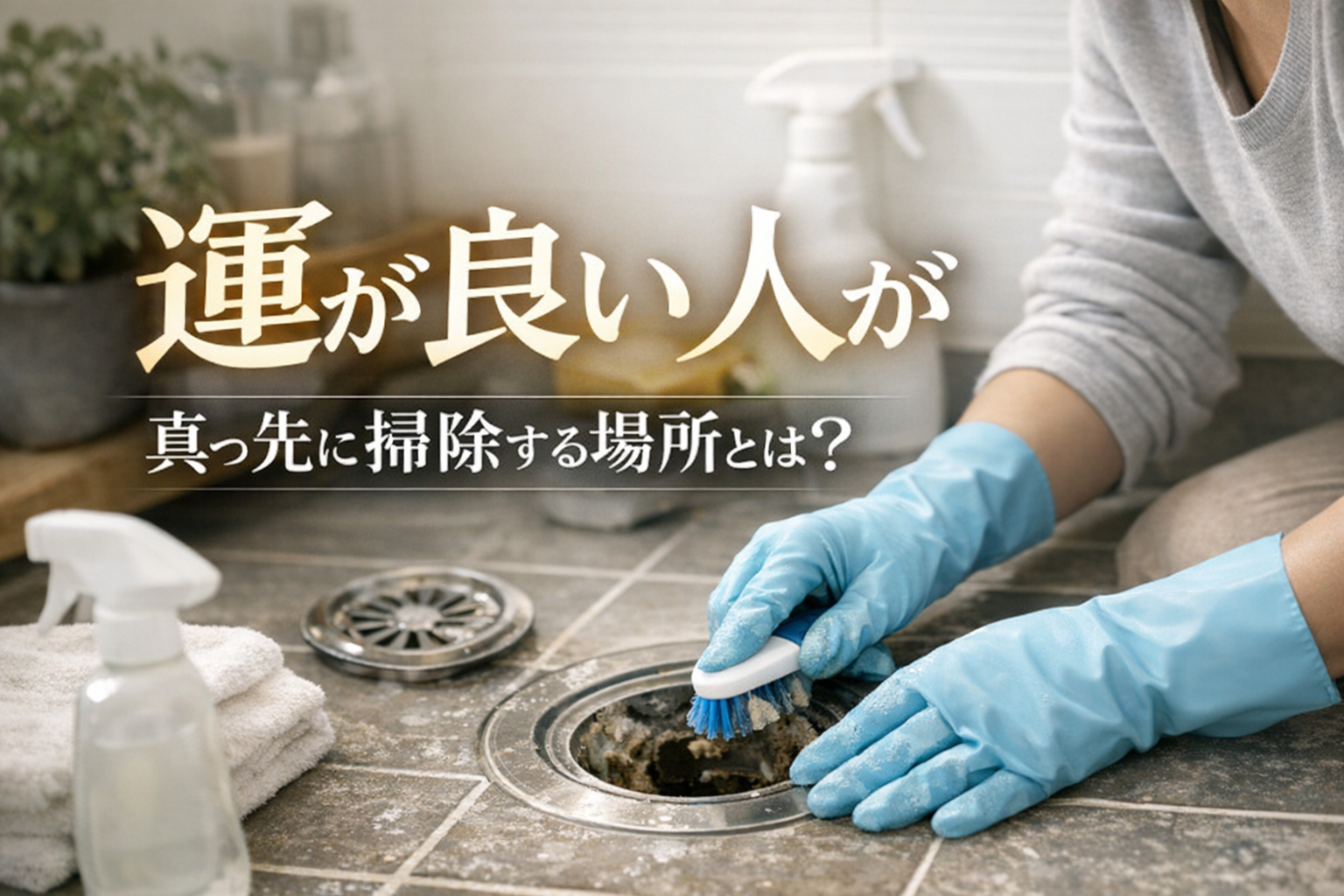 運が良い人が真っ先に掃除する場所とは？