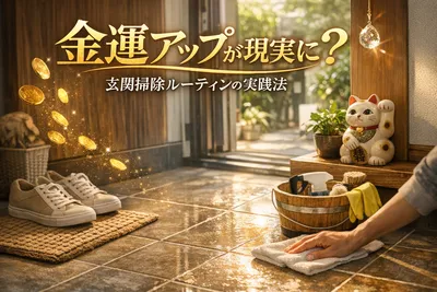 金運アップが現実に？玄関掃除ルーティンの実践法！