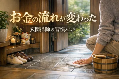 お金の流れが変わった玄関掃除の習慣とは？