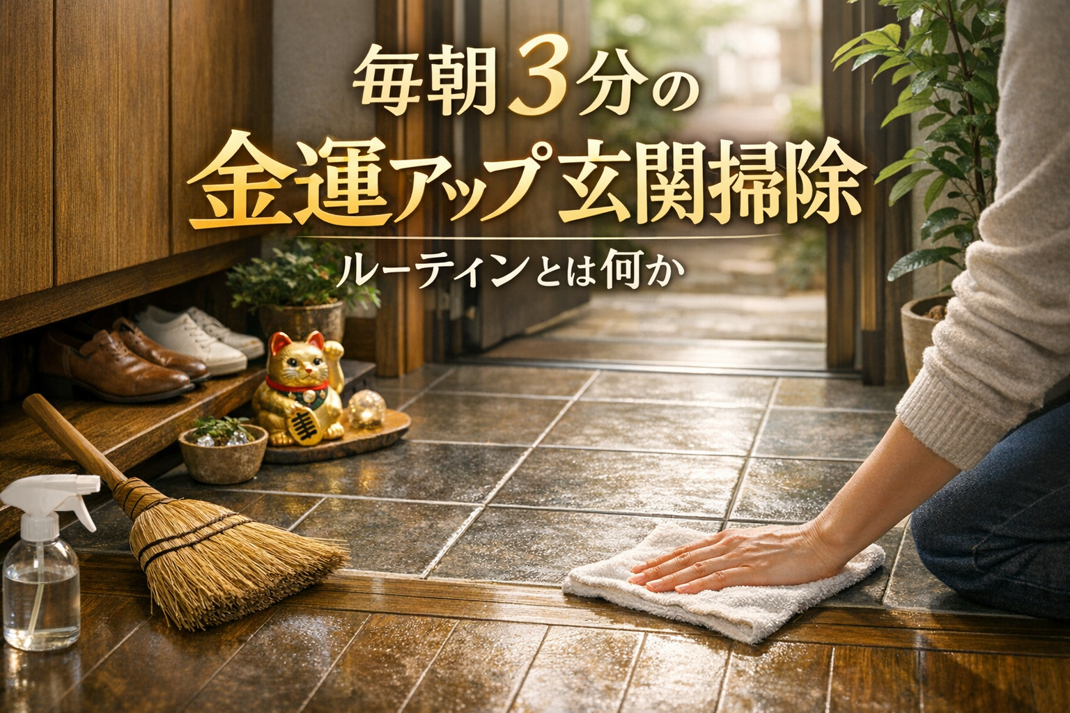 毎朝3分の金運アップ玄関掃除ルーティンとは何か