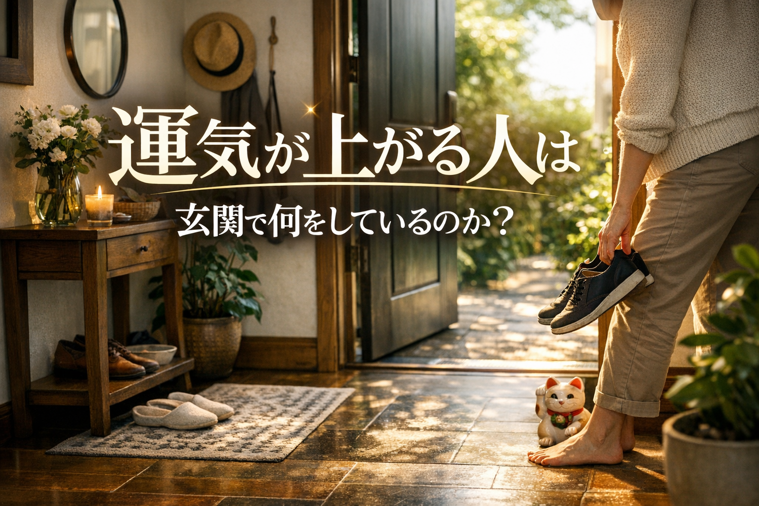 運気が上がる人は玄関で何をしているのか？