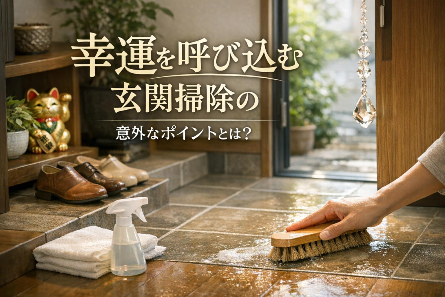 幸運を呼び込む玄関掃除の意外なポイントとは？