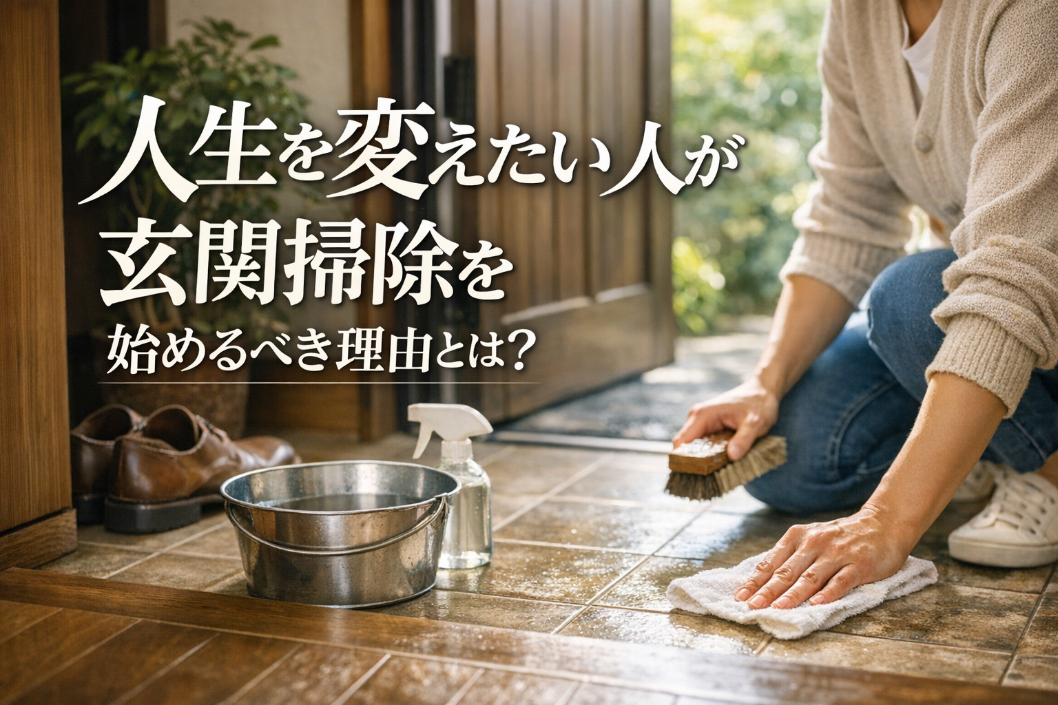 人生を変えたい人が玄関掃除を始めるべき理由とは？