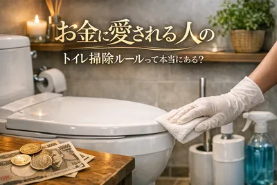 お金に愛される人のトイレ掃除ルールって本当?