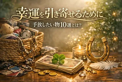 幸運を引き寄せるために手放したい物10選！