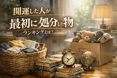 開運した人が最初に処分した物ランキング！
