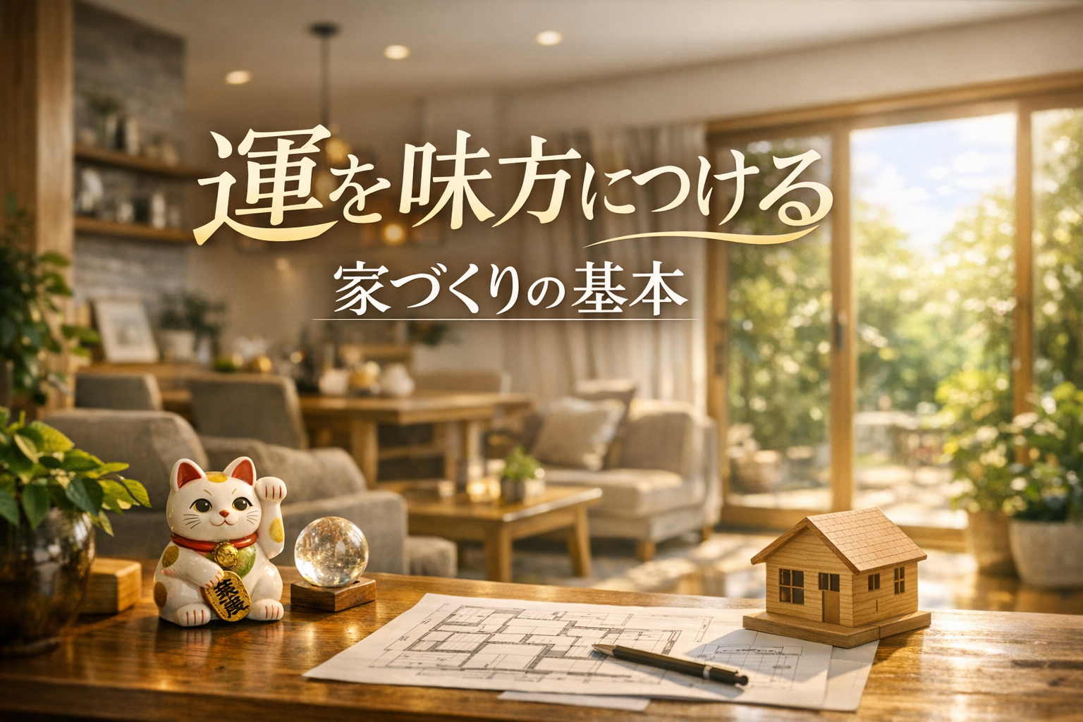 運を味方につける家づくりの基本とは?