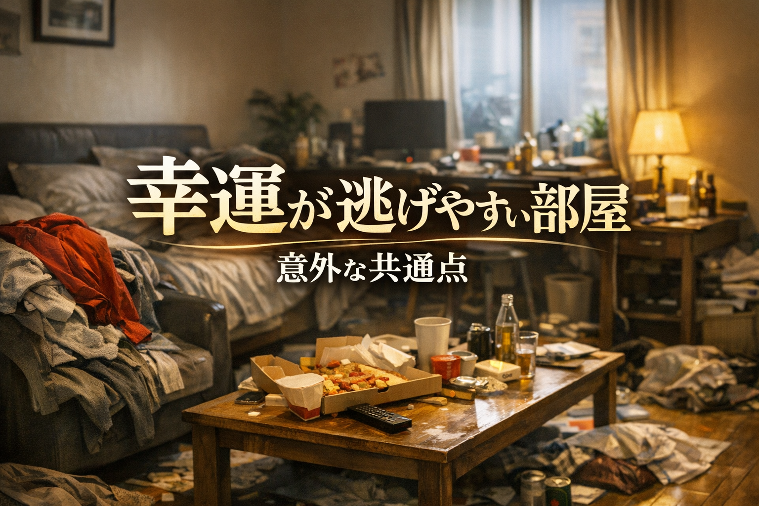 幸運が逃げやすい部屋の意外な共通点とは?