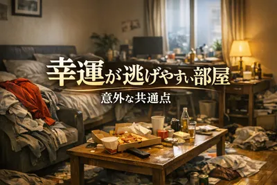 幸運が逃げやすい部屋の意外な共通点とは?