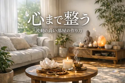 心まで整う波動の高い部屋の作り方とは?