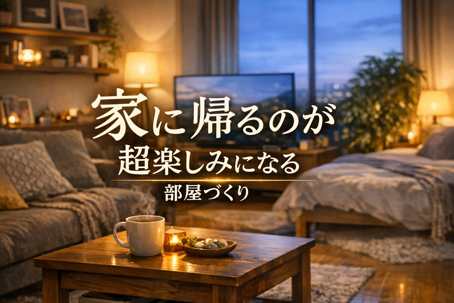 家に帰るのが超楽しみになる部屋づくりとは?