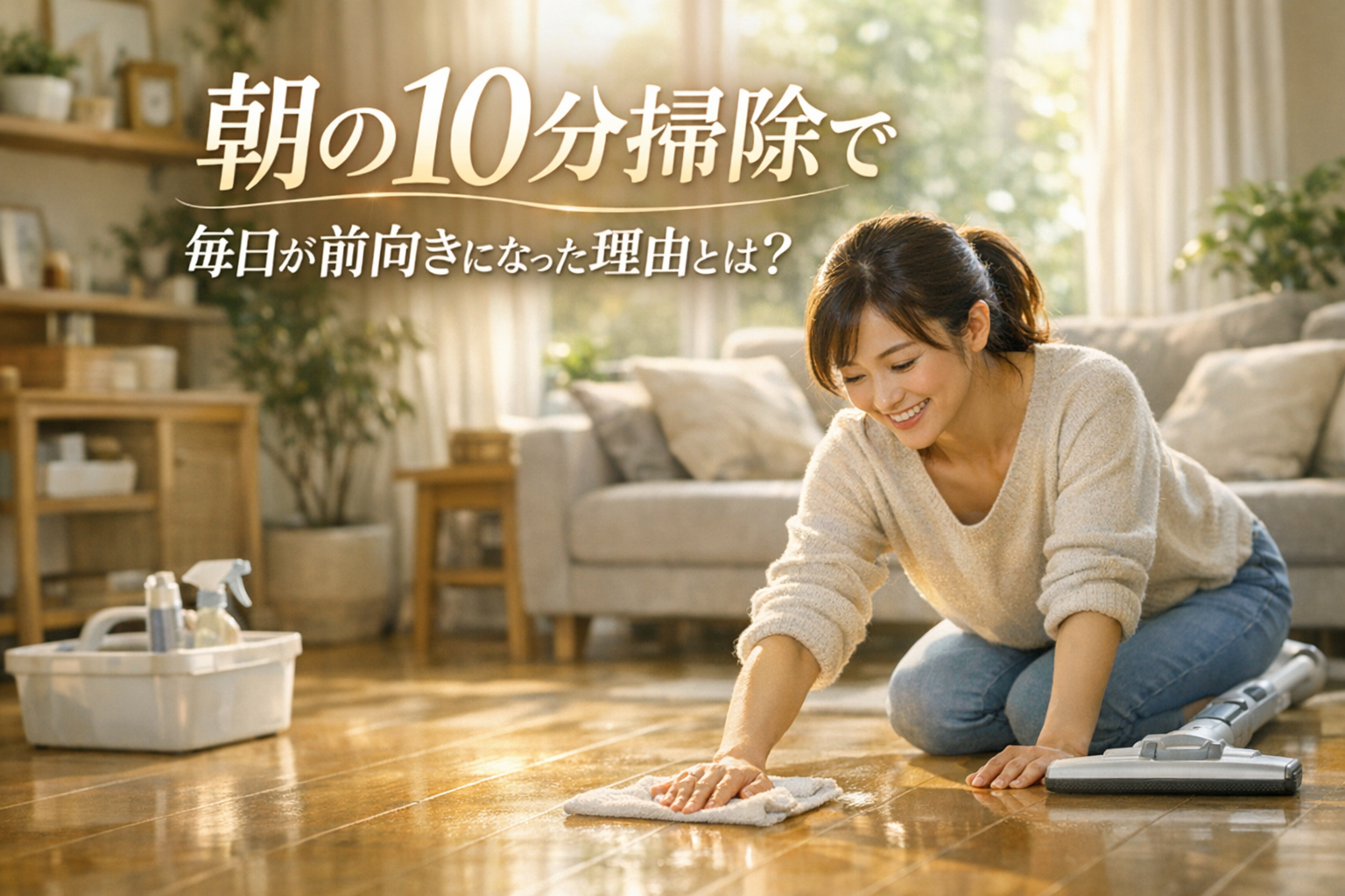 朝の10分掃除で毎日が前向きになった理由とは?