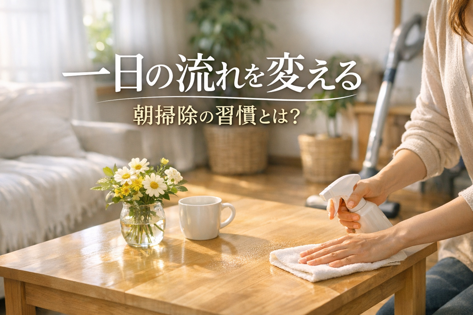 一日の流れを変える朝掃除の習慣とは?