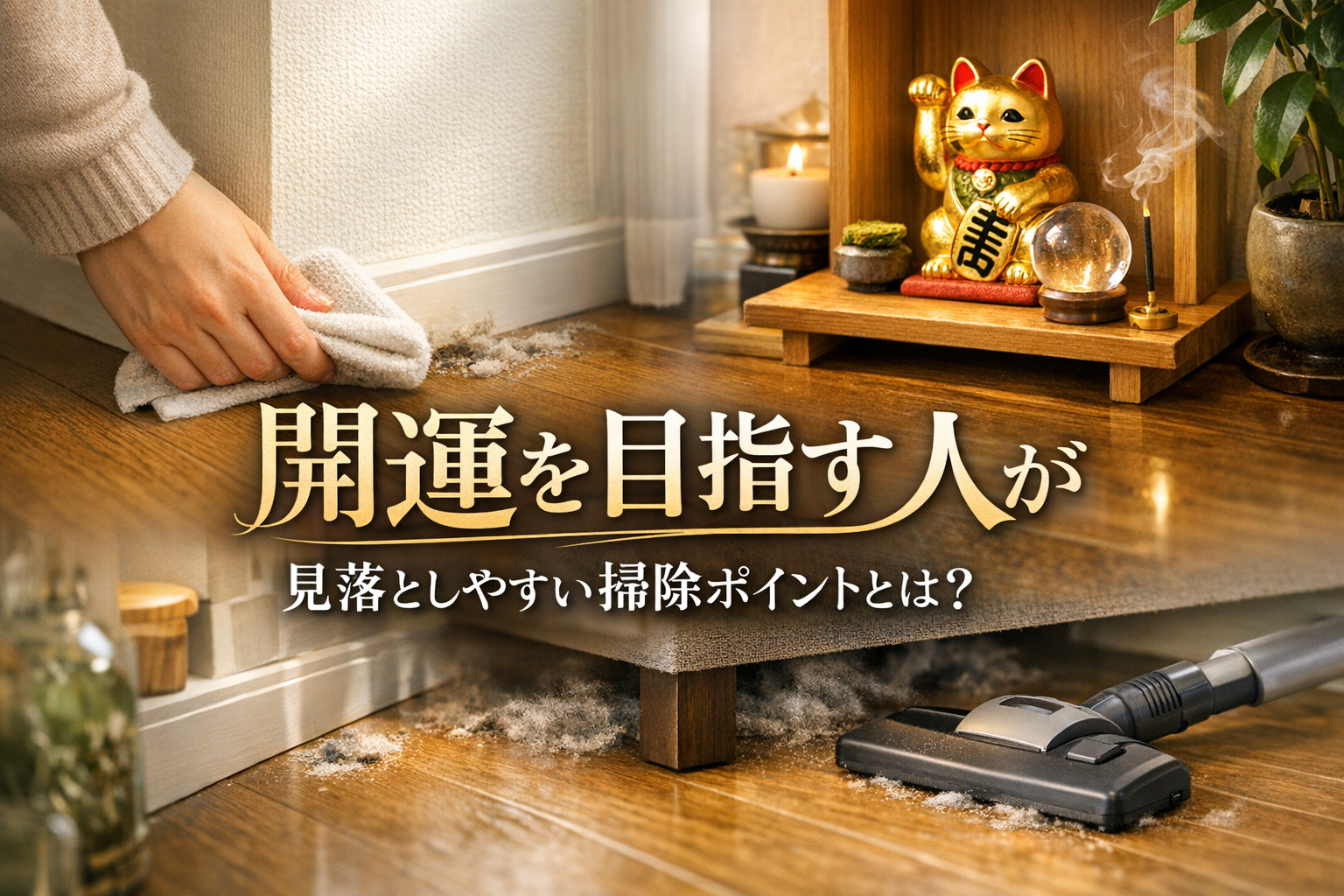 開運を目指す人が見落としやすい掃除ポイントとは？