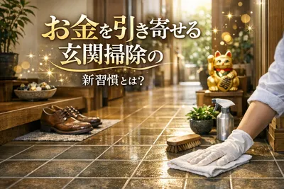 お金を引き寄せる玄関掃除の新習慣とは？