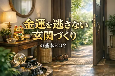 金運を逃さない玄関づくりの基本！