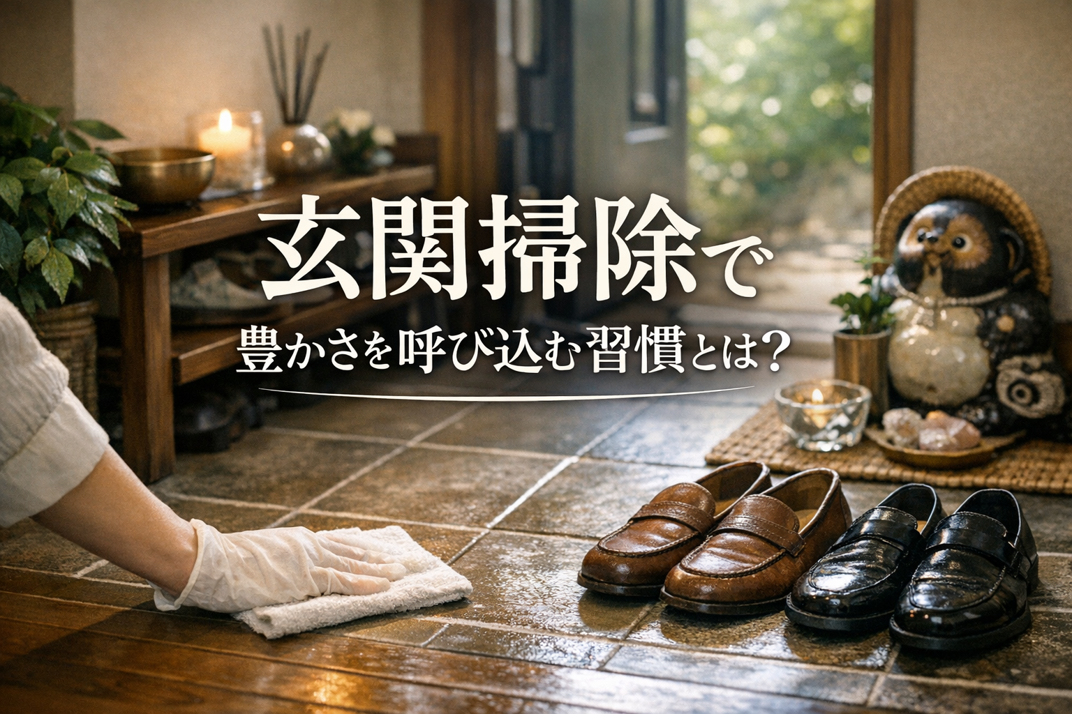 玄関掃除で豊かさを呼び込む習慣とは?