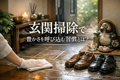 玄関掃除で豊かさを呼び込む習慣！