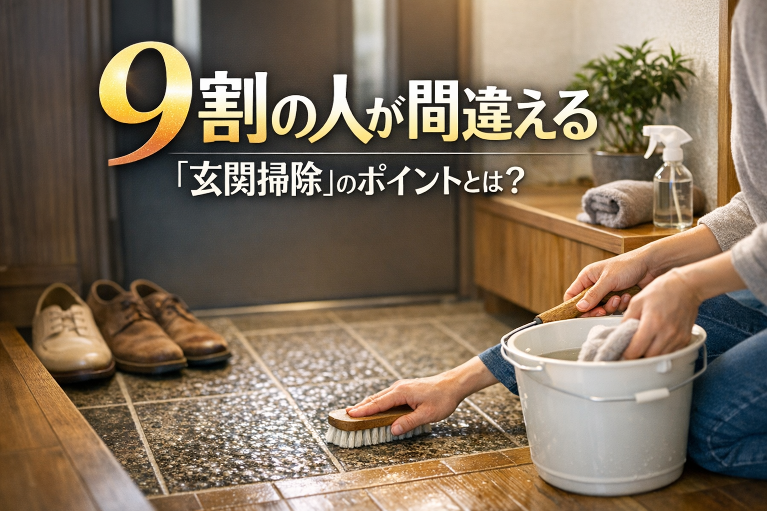 9割の人が間違える「玄関掃除」のポイントとは?