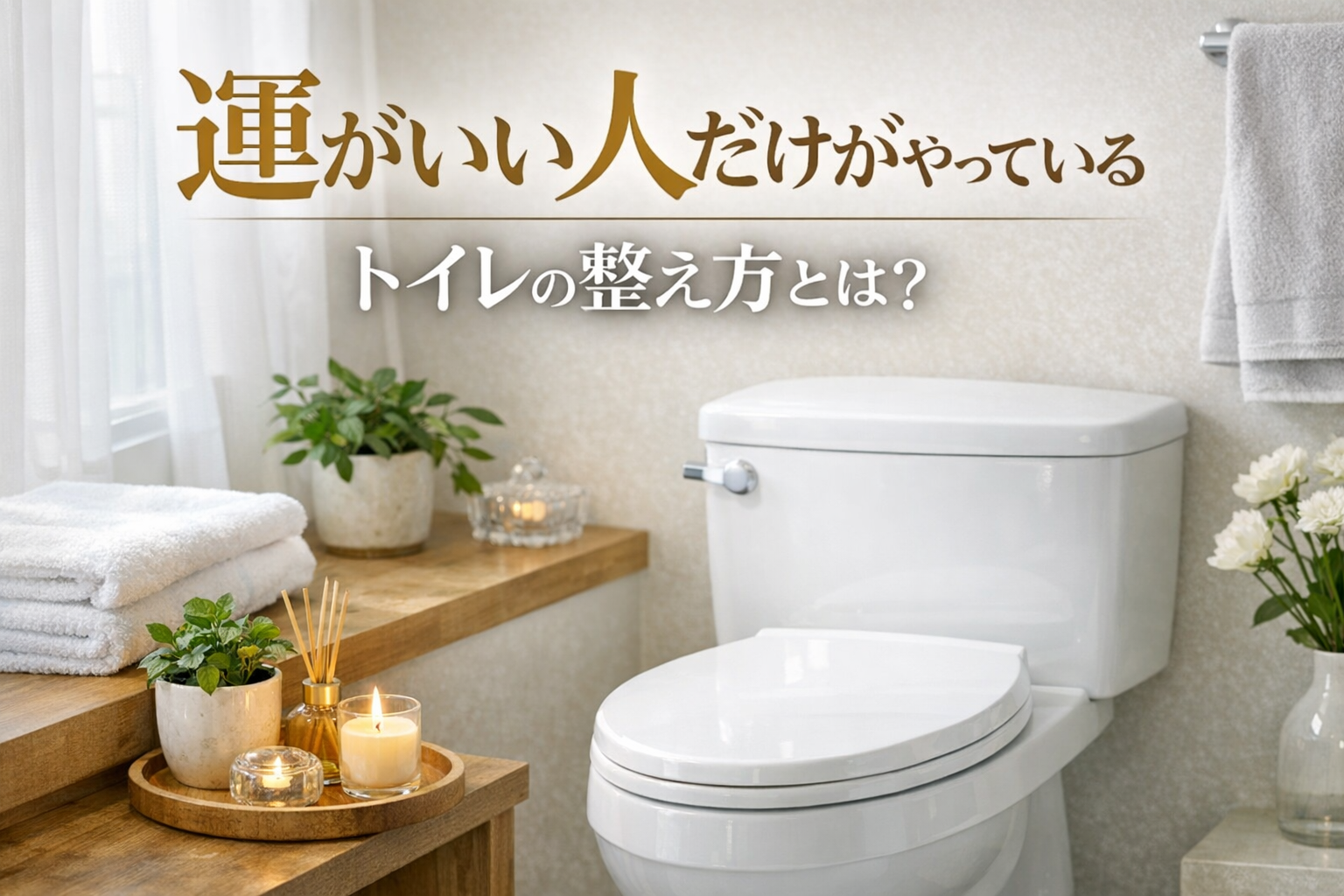 運がいい人だけがやっているトイレの整え方とは?