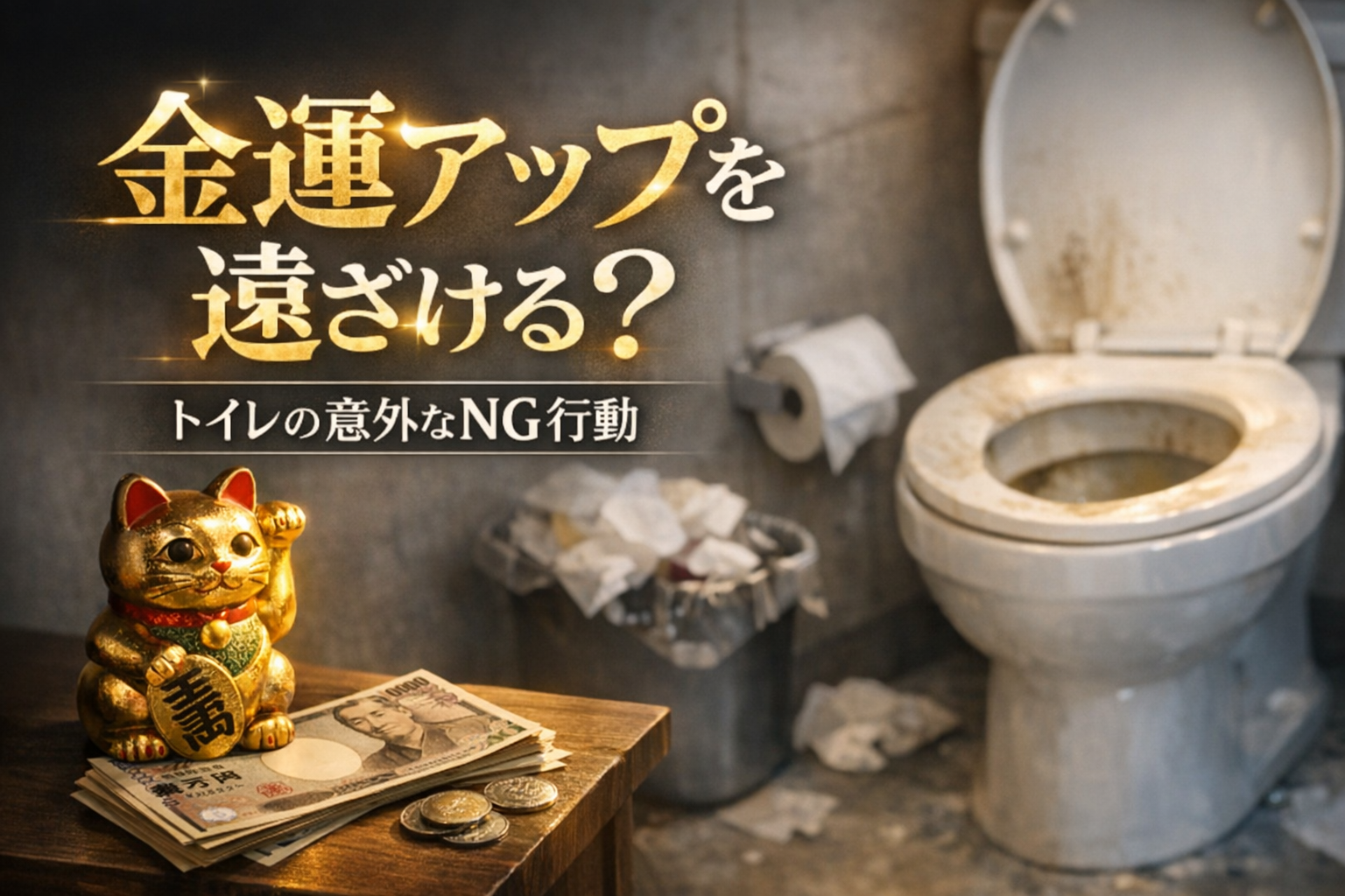 金運アップを遠ざける?トイレの意外なNG行動