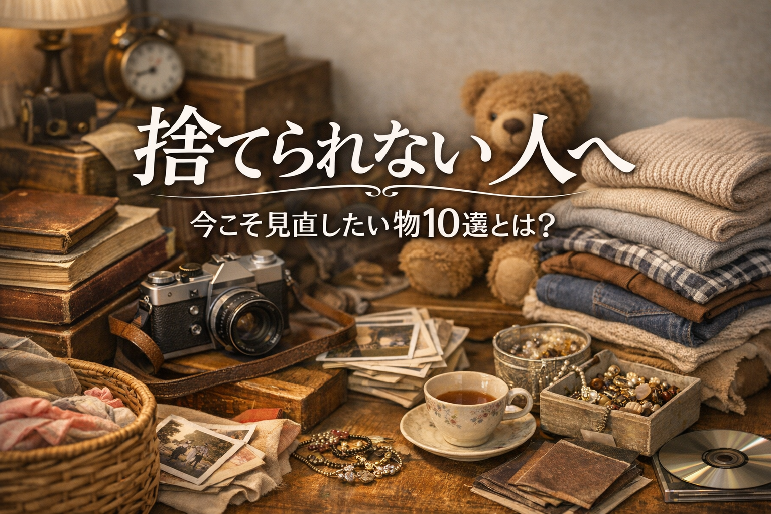 【捨てられない人へ】今こそ見直したい物10選とは?