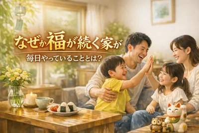 なぜか福が続く家が毎日やっていることとは？