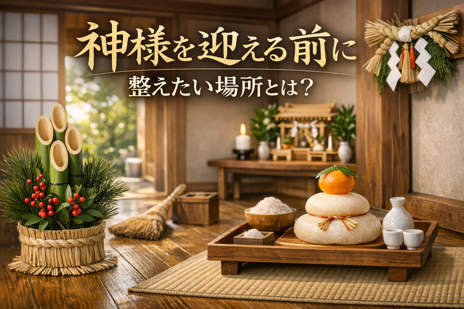 神様を迎える前に整えたい場所とは?