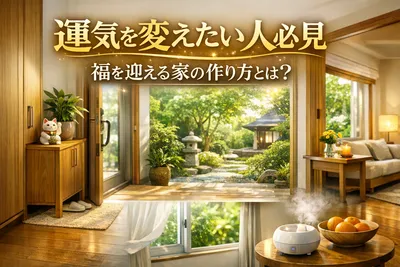 【運気を変えたい人必見】福を迎える家の作り方とは？
