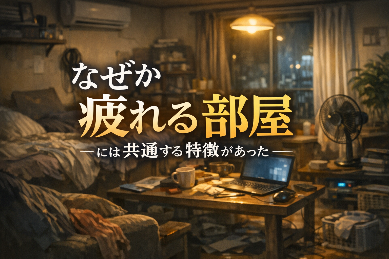 なぜか疲れる部屋には共通する特徴があった